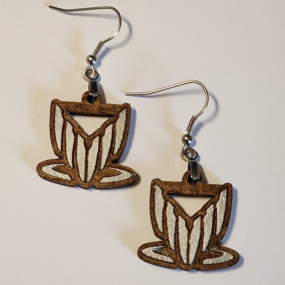 Mass Effect Spectre emblem earrings - Picture 2 of 2
